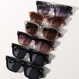 Chunky Frame Square Lens Fashion Sunglasses