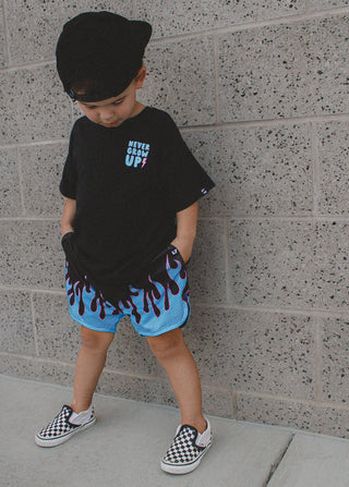 Never Grow Up T-Shirt Blue