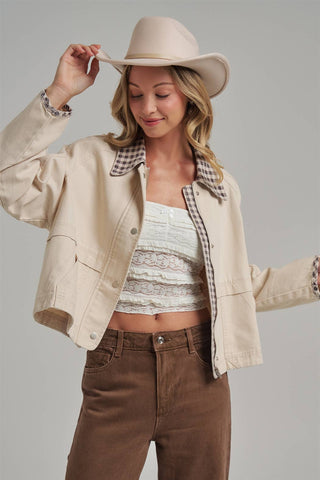 VINTAGE OXFORD CANVAS TWILL FALL JACKET_JLT00253-01