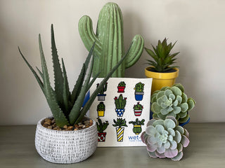 Cactus Pots Swedish Cloth