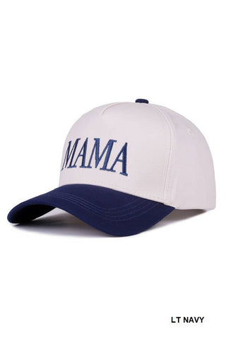 `1016 Mama Two Tone Canvas Cotton Cap SI-28117