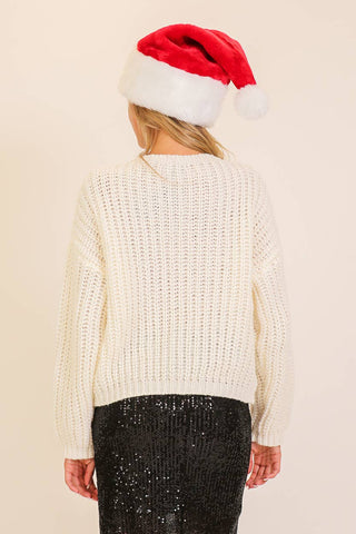 Coquette  Bow Christmas Sweater