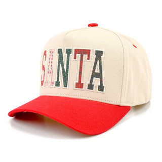 CC SANTA APPLIQUE TRUCKER HAT, TCM 0310