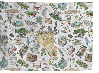 Nevada tea towel