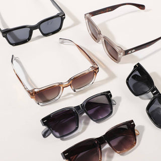 Chunky Frame Square Lens Fashion Sunglasses