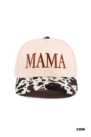 `1016 Mama Two Tone Canvas Cotton Cap SI-28117