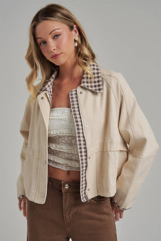 VINTAGE OXFORD CANVAS TWILL FALL JACKET_JLT00253-01