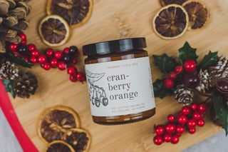 Cranberry Orange 9oz Soy Candle